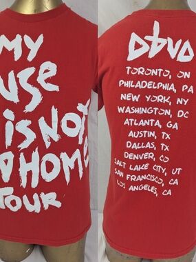d4vd My House Is Not A Home 2024 Tour Concert Tee Cities/Loc On Back Small